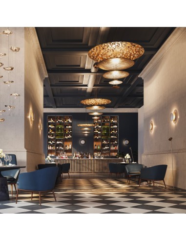 Suspensions LED Macchina della Luce mod. D or Catellani and Smith - Valente Design