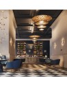 Suspensions LED Macchina della Luce mod. D or Catellani and Smith - Valente Design