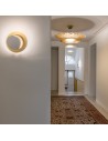 Suspension LED Macchina della Luce mod. D or Catellani and Smith - Valente Design dans couloir