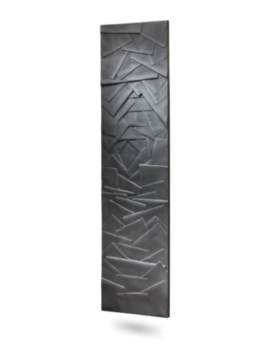 Radiateur - sèche serviettes Edo gris Cinier - Valente Design mise en scène