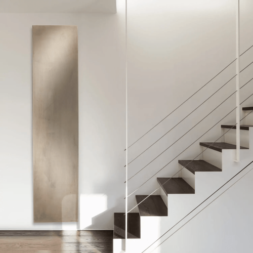 Chauffage Unis lisse brut béton patiné beige Cinier - Valente Design