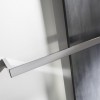 Radiateur - sèche serviette Uni Grande Barre Bain béton Cinier - Valente Design  détail barre en laiton chromé