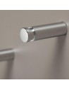 Radiateur - sèche serviette Minimal Bain taupe Cinier - Valente Design détail patère