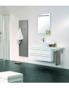 Radiateur - sèche serviette Minimal Bain taupe Cinier - Valente Design mise en scène salle de bain
