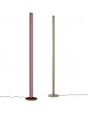 Lampadaires Chiaroscura rouge foncé et titane Foscarini Valente Design