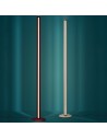 Lampadaires Chiaroscura rouge foncé et titane Foscarini Valente Design - mise en scène