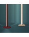 Lampadaires Chiaroscura rouge foncé et titane Foscarini Valente Design - détails
