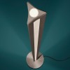 Lampadaire Chiaroscura titane Foscarini Valente Design - vue du dessus