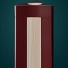 Lampadaire Chiaroscura rouge foncé Foscarini Valente Design - détail