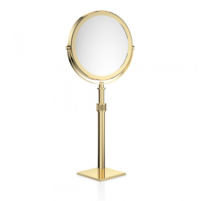 Miroir à poser grossissant CUBE SP 15/V - or - Decor Walther - Valentedesign.com