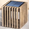 Lampe solaire de table VERTI Les Jardins - Valente Design éteinte sur table vue de près