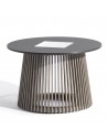 Table basse lumineuse solaire TECKA petit modèle Les Jardins - Valente Design