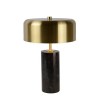 Lampe de table Mirasol marbre noir Lucide - Valente Design éteinte
