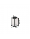 Dimension lampe solaire Tradition Aluminium 40 cm Les Jardins Valente Design