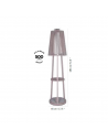 Dimension lampadaire solaire Tecka Durateck Les Jardins - Valente Design