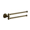 Porte-serviettes double articulé Museo - vieux bronze - Ondyna - Valentedesign.com