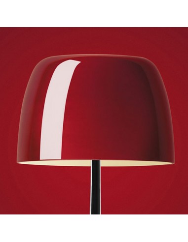 Abat-jour verre pour lampe Lumière Grande - cerise - Foscarini - Valentedesign.com