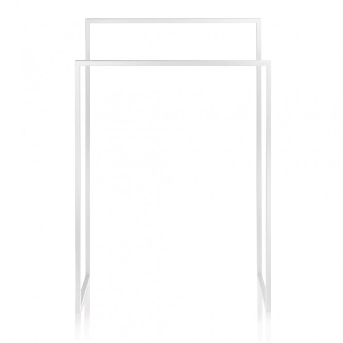 Porte-serviette à poser CUBE HT 10 - blanc mat - Decor Walther - Valentedesign.com
