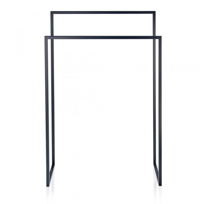 Porte-serviette à poser CUBE HT 10 - noir mat - Decor Walther - Valentedesign.com