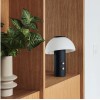 Lampe Piccolo enceinte Bluetooth noir - Jaune Fabrique - Valente Design éteinte - sur étagère