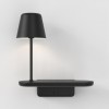 Applique Ito noir mat Astro Lighting Valente Design éclairée de face