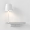 Applique Ito blanc mat Astro Lighting Valente Design - éclairée vue de face