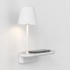 Applique Ito blanc mat Astro Lighting Valente Design - éclairée lampe à gauche