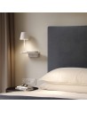 Applique Ito blanc mat Astro Lighting Valente Design - éclairée vue générale - tête de lit