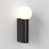 Applique Ortona single noir mat Astro Lighting Valente Design allumée