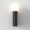Applique Ortona single noir mat Astro Lighting Valente Design allumée de face