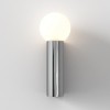 Applique Ortona single chrome poli Astro Lighting Valente Design allumée