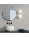 Applique Zeppo Wall noir mat Astro Lighting Valente Design mise en scène salle de bain