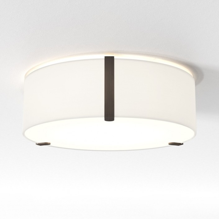 Plafonnier Salina 400 blanc Astro Lighting Valente Design allumé