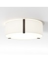 Plafonnier Salina 400 blanc Astro Lighting Valente Design allumé