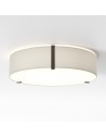 Plafonnier Salina 550 gris clair - putty Astro Lighting Valente Design allumé