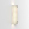 Applique Elba 400 Wall gris clair - putty Astro Lighting - Valente Design éclairée de profil