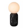 Lampe de table Marbol noir Lucide - Valente Design éclairée