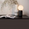 Lampe de table Marbol noir Lucide - Valente Design éclairée mise en scène