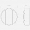 Dimension applique extérieure Montreal Round 220 Astro Lighting  - Valente Design