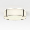 Plafonnier Elba ceiling round 450 blanc Astro Lighting Valente Design éclairé