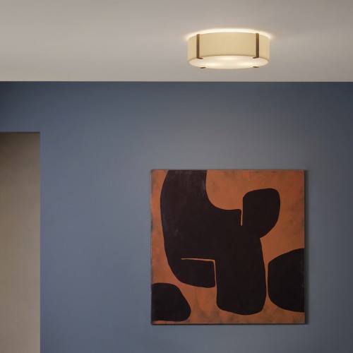 Plafonnier Elba ceiling round 450 mastic Astro Lighting Valente Design mise en scène