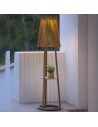 Lampadaire solaire Tecka Teck Les Jardins - Valente Design sur terrasse