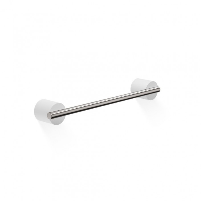 Porte-serviette mural STONE HTE30 - blanc / acier mat - Decor Walther - Valentedesign.com