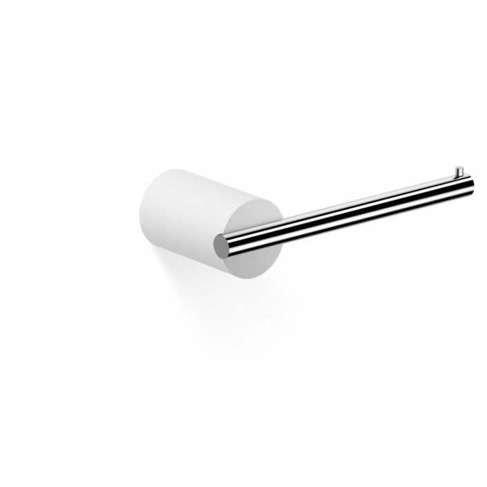 Porte-rouleau STONE TPH - blanc / chrome - Decor Walther - Valentedesign.com