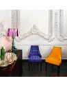 Lampe de table Bourgie Metal Multicolor Fuchsia Kartell - Valente Design dans salon