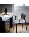 Lampe de table Take noir mat  Kartell - Valente Design - sur bureau