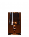 Lampe de table Take fumé  Kartell - Valente Design - de profil