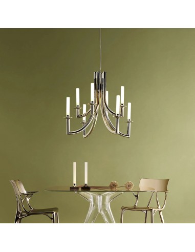 Suspension Khan glossy bronze Kartell - Valente Design - mise en scène