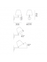 Dimension Melampo Wall Artemide - Valente Design