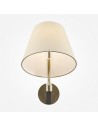 Applique Melampo Wall with switch bronze abat-jour écru Artemide - Valente Design - de face